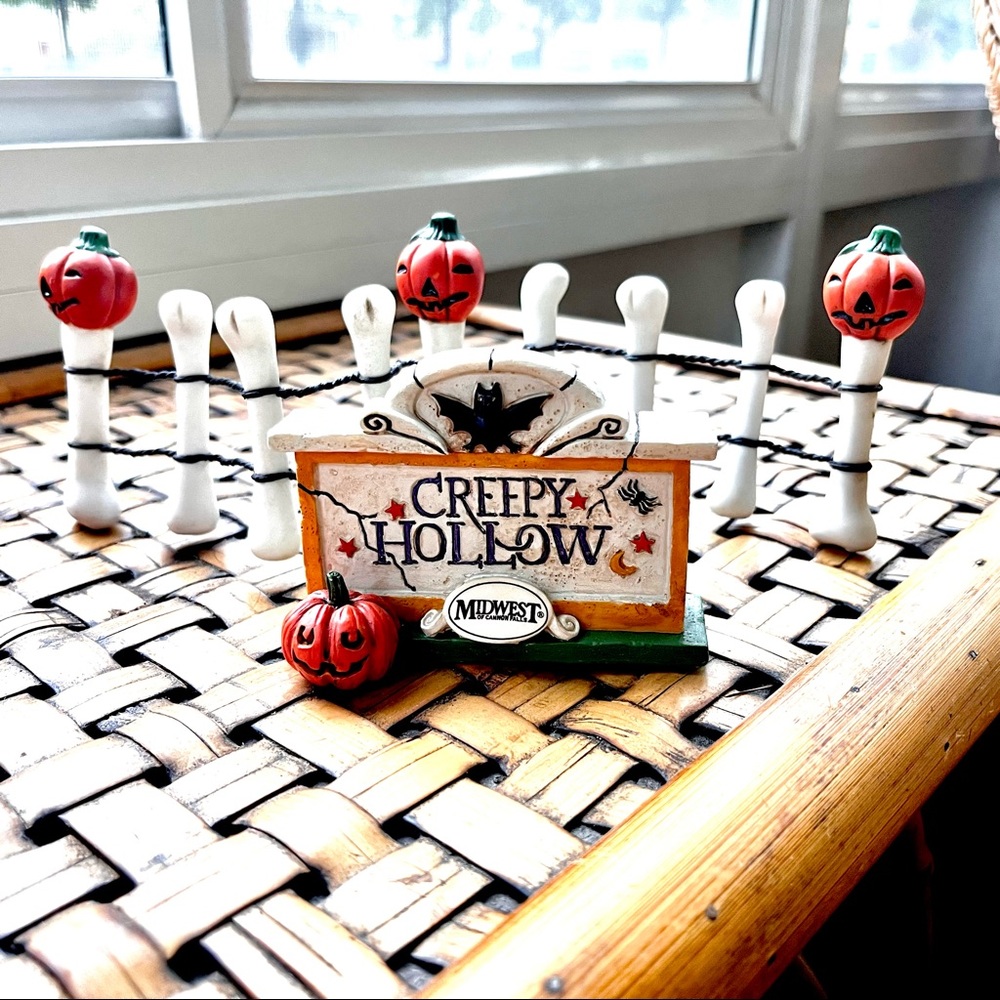 Retired Midwest Cannon Falls Creepy Hallow figurines.